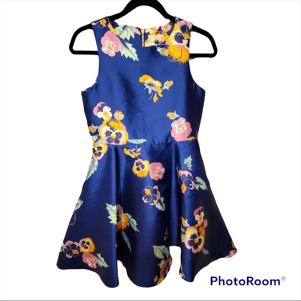 Floral Blue Kids Dress